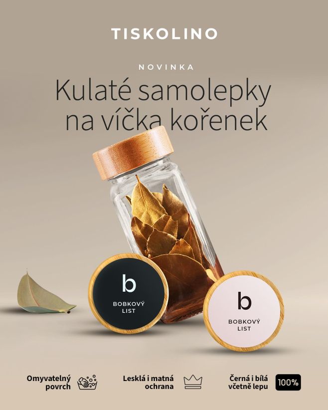 🔥 NOVINKA 🚀: Konečně je to tady! Přinášíme vám nové vinylové samolepky na víčka kořenek v edici FUSION, na které jste se...